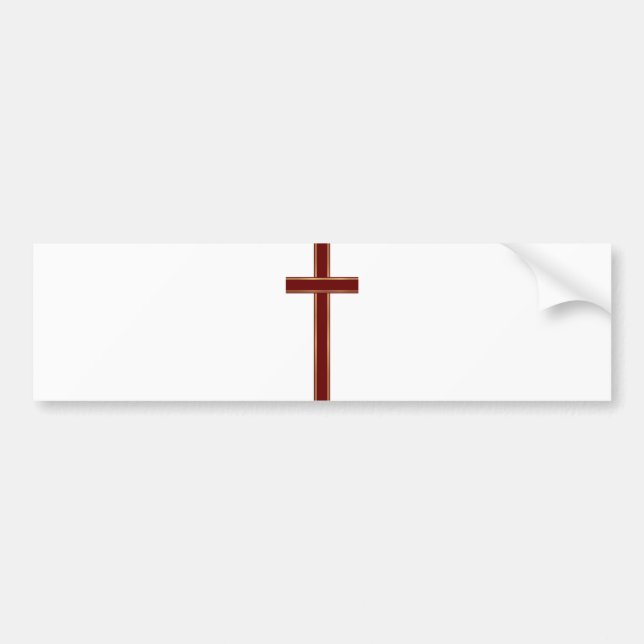 Adesivo Para Carro Cruz cristã (Frente)