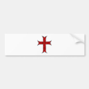 Adesivo Para Carro Cruz de Templar