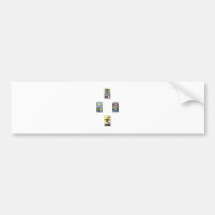 Adesivo Para Carro Cruz põem tarot 4 cartões 4 cross spread cards