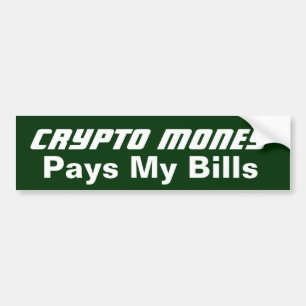 Adesivo Para Carro Crypto Money Paga Meus Títulos