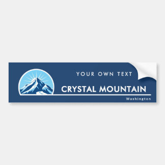 Adesivo Para Carro Crystal Mountain Washington ski Bumper Sticker