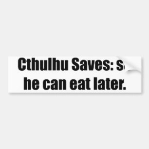 Adesivo Para Carro Cthulhu salvar