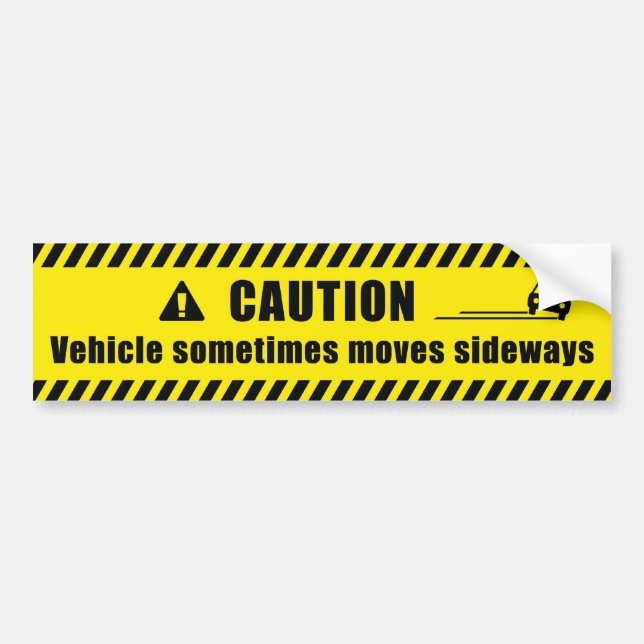 ADESIVO PARA CARRO CUIDADO (Frente)