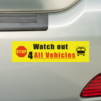 Adesivo Para Carro Cuidado com todos os veículos