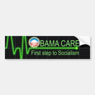 Adesivo Para Carro Cuidado de Obama