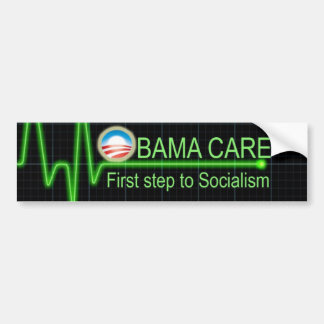 Adesivo Para Carro Cuidado de Obama