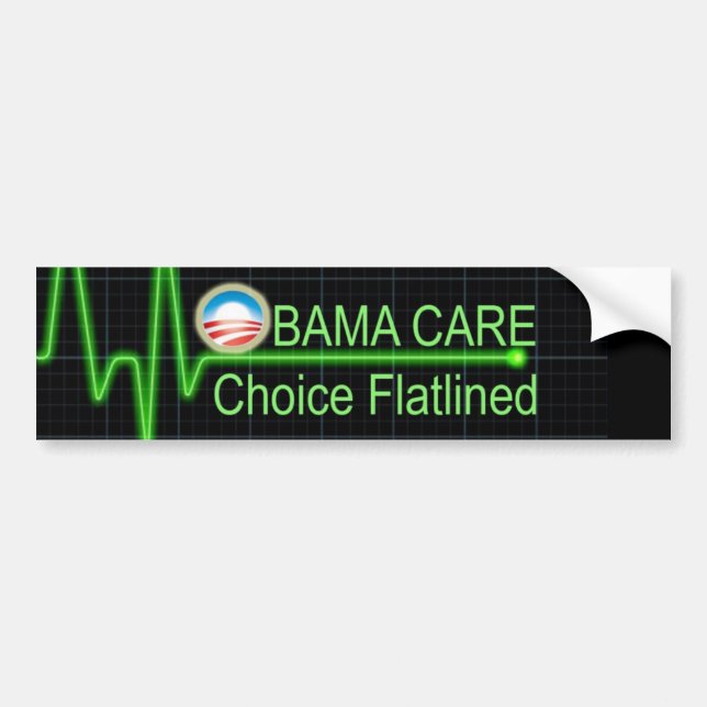 Adesivo Para Carro Cuidado de Obama (Frente)