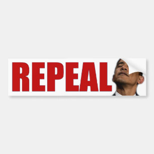 ADESIVO PARA CARRO CUIDADO OBAMACARE DE OBAMA DA REVOGAÇÃO