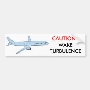 ADESIVO PARA CARRO CUIDADO!! TURBULÊNCIA DE ACORDAR