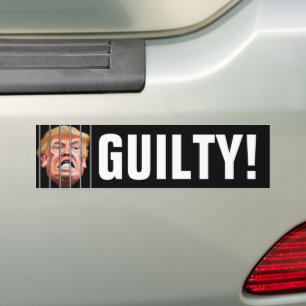 Adesivo Para Carro Culpado! Tranque-O - Trump Anti-Presidente