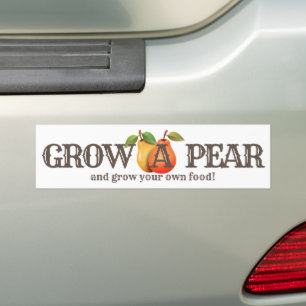 Adesivo Para Carro Cultivar uma pera