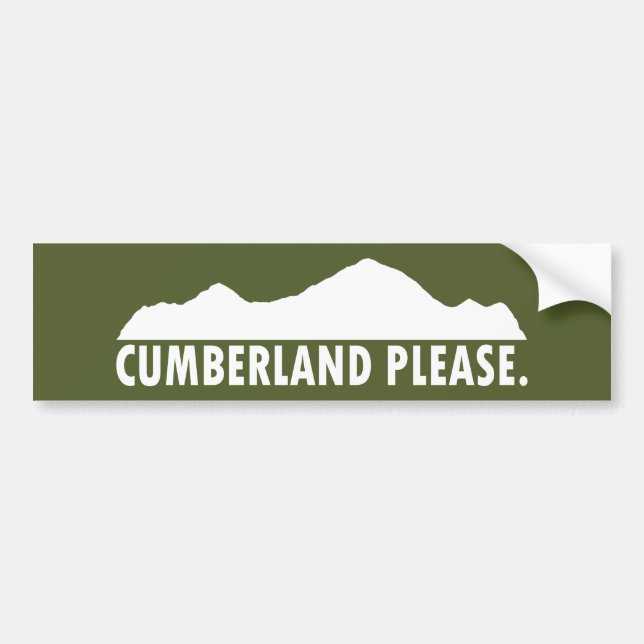 Adesivo Para Carro Cumberland, por favor (Frente)