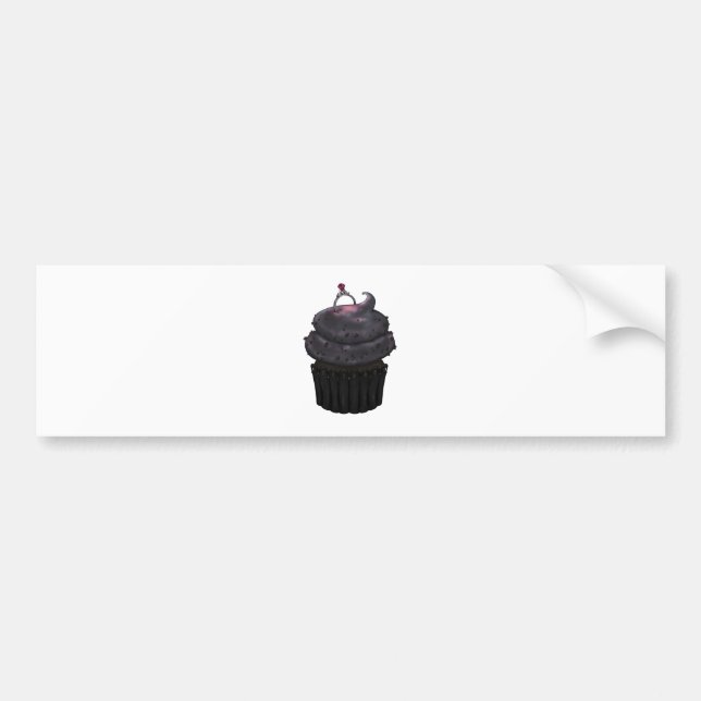 Adesivo Para Carro Cupcake Noivado doce (Frente)