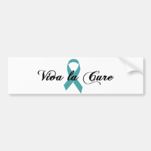Adesivo Para Carro Cura do la de Viva - fita da cerceta do cancro do