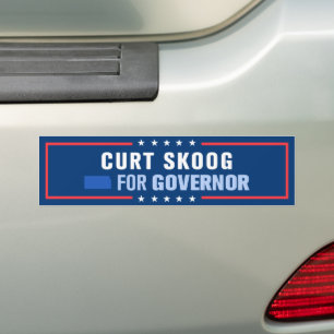 Adesivo Para Carro Curt Skoog para Governador do Kansas