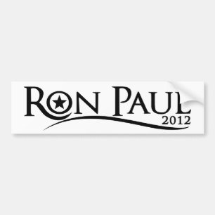 Adesivo Para Carro Curva de Ron Paul 2012