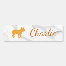Adesivo Para Carro Customizable French Bulldog Pastel - Frenchie
