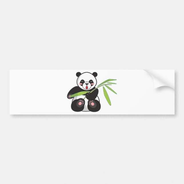Adesivo Para Carro Cute Panda (Frente)