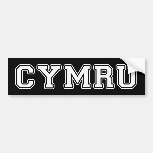 Adesivo Para Carro Cymru (Frente)