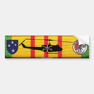 Adesivo Para Carro D/1/1st Cav 2ós Inf Div UH-1 Huey na fita de VSM