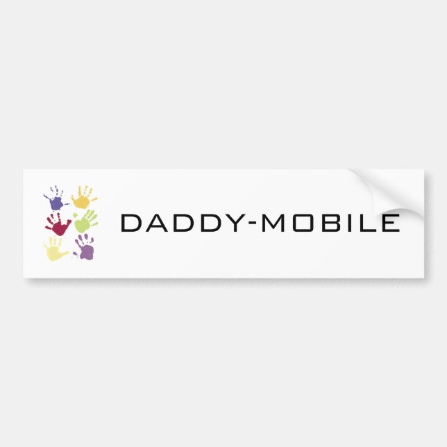 ADESIVO PARA CARRO DADDY-MOBILE (Frente)