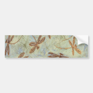 Adesivo Para Carro Dança de Dragonfly Dourada