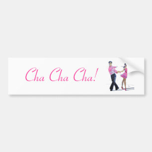 Adesivo Para Carro Dança de salão de baile de Cha Cha Cha
