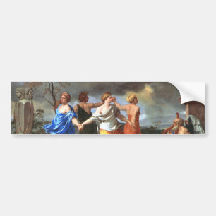 Adesivo Para Carro Dança para a Música do Tempo (por Nicholas Poussin