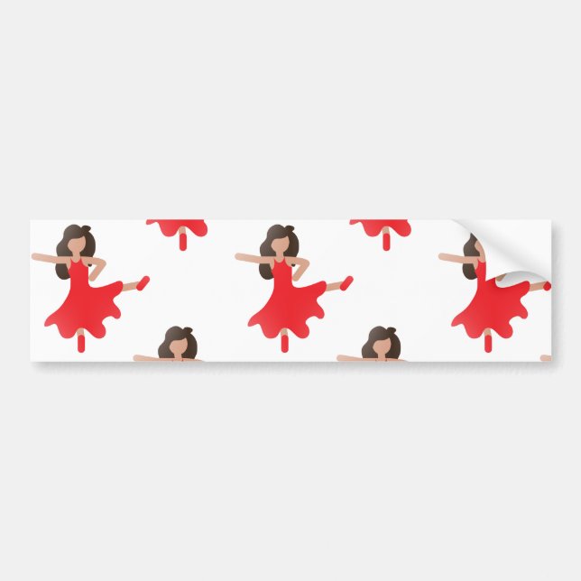 Adesivo Para Carro dançarina emoji (Frente)