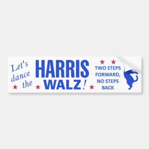 Adesivo Para Carro Dance o Harris Walz Bumper Sticker