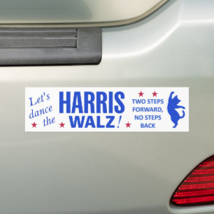 Adesivo Para Carro Dance o Harris Walz Bumper Sticker