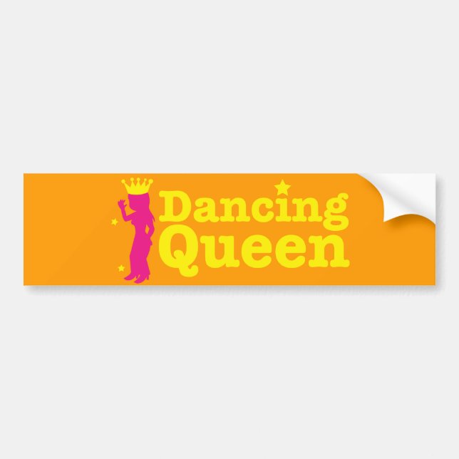 Adesivo Para Carro Dancing Queen (Frente)