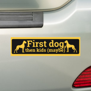 Adesivo Para Carro Dane Grande Primeiro Cachorro Carro 