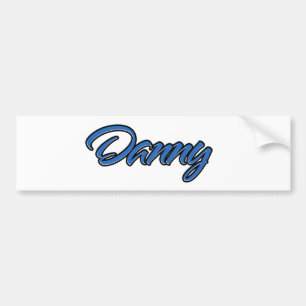 Adesivo Para Carro Danny Name blue Aufkleber Sticker Autoaufkleber