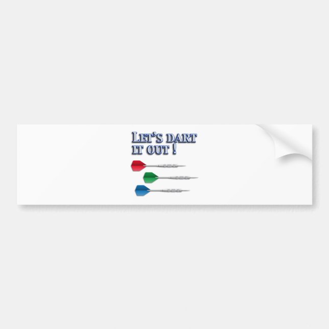 Adesivo Para Carro Dardos (Frente)