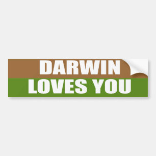 Adesivo Para Carro Darwin ama-o