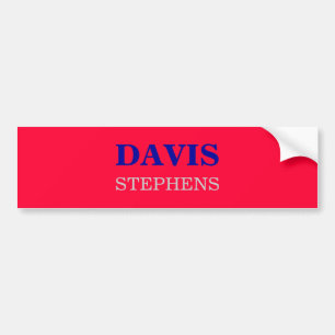 ADESIVO PARA CARRO DAVIS, STEPHENS