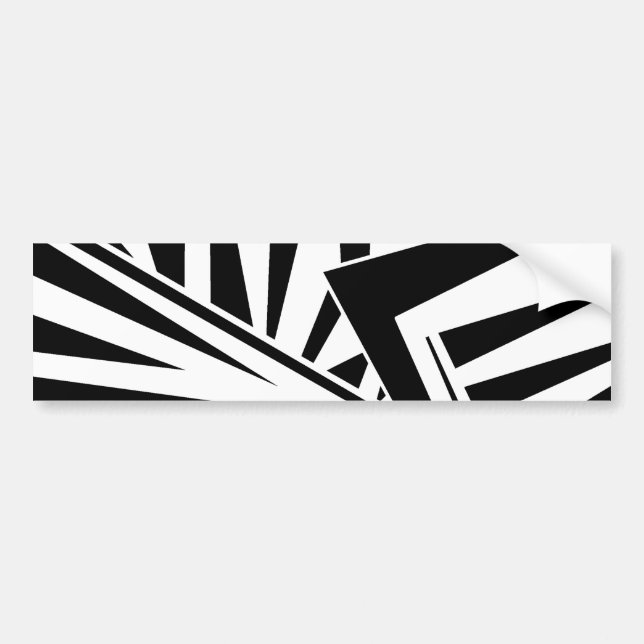 Adesivo Para Carro dazzle camouflage(black) (Frente)