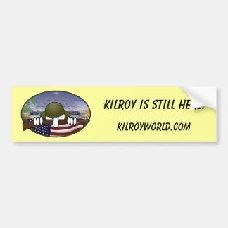 Adesivo Para Carro De Kilroy autocolante no vidro traseiro ainda aqui