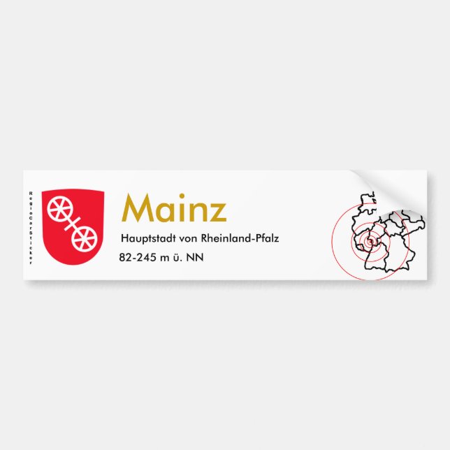 Adesivo Para Carro De Mainz 1 (Frente)