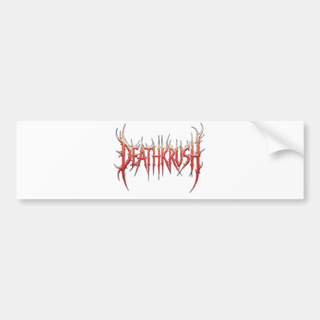Adesivo Para Carro Deathkrush - Carsticker (Frente)
