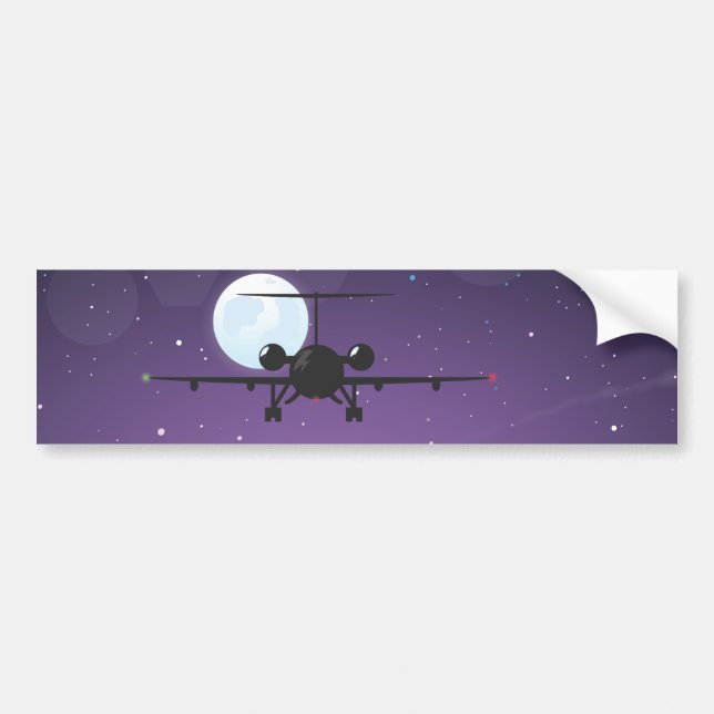 Adesivo Para Carro decolagem de companhia aérea (Frente)