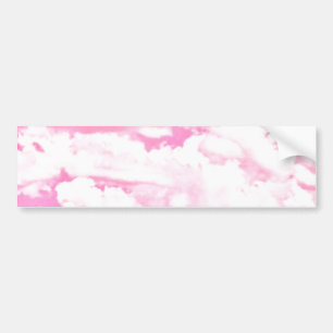 Adesivo Para Carro Decoração feliz das nuvens do rosa de bebê