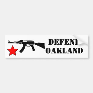 Adesivo Para Carro Defenda a etiqueta de Oakland
