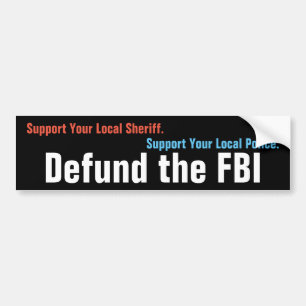 Adesivo Para Carro Defender O FBI