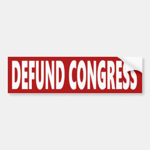 Adesivo Para Carro Defund Congress