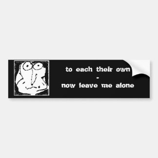 Adesivo Para Carro deixe-me o autocolante no vidro traseiro sozinho