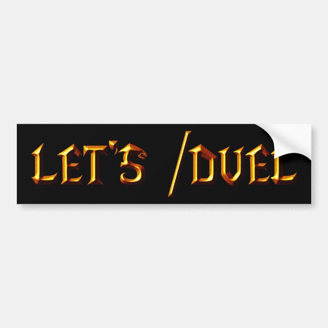Adesivo Para Carro Deixe-nos /Duel (Frente)