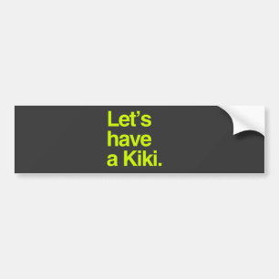 Adesivo Para Carro Deixe-nos ter um kiki (o néon)