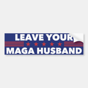 Adesivo Para Carro Deixe seu marido de MAGA